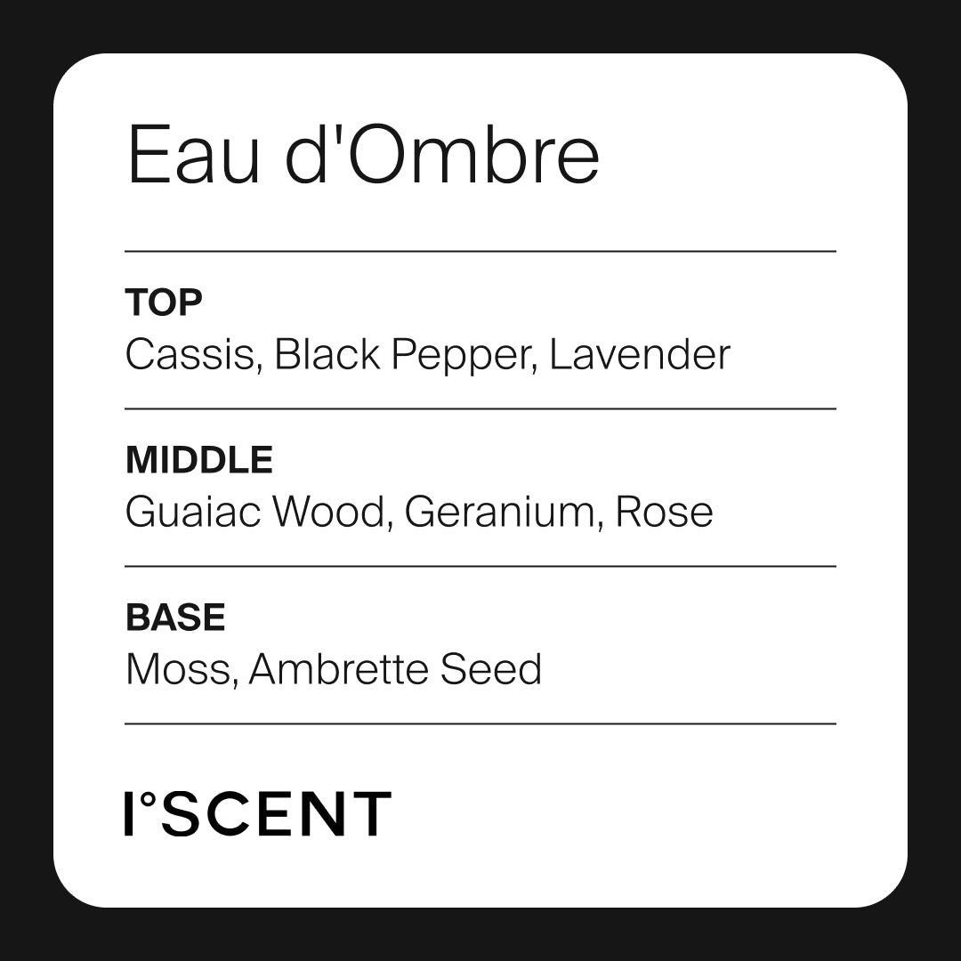 Eau d'Ombre Fragrance from iScent